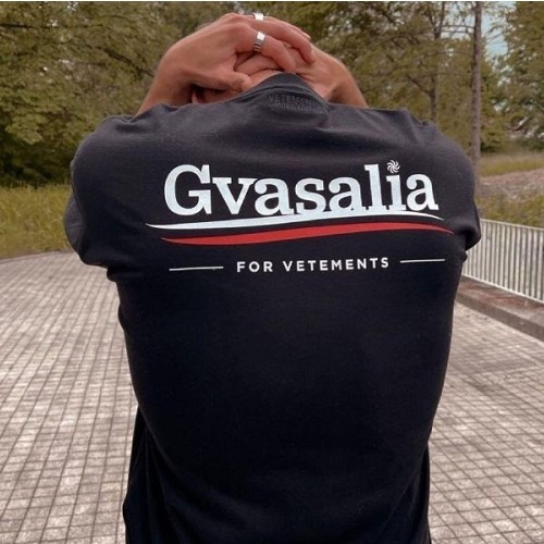 베트* Gvasalia 바잘리아 오버사이즈 티셔츠