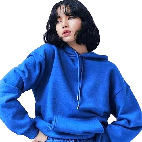 셀린느 블루 로고 프린트 후디 (리사.김영대.이도훈착용)