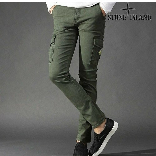 스톤아일랜드 워싱 카고포켓 팬츠