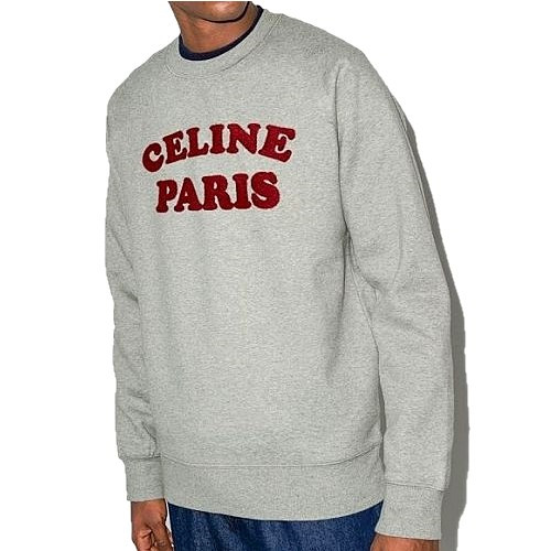 셀린느 CELINE 파리 로고패치 크루넥 맨투맨 (2color)