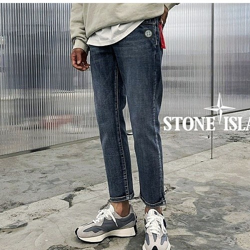 스톤아일랜드 STONE ISLAND 히든밴딩 스판 워싱진