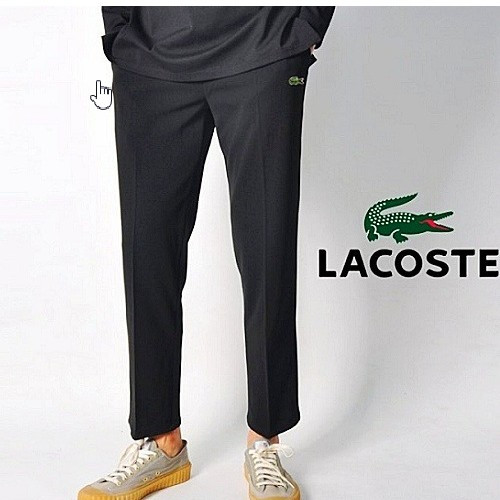 라코스테 LACOSTE 심플 스판 슬랙스