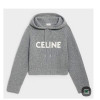 셀린느 CELLNE 로고 어플리케 후드