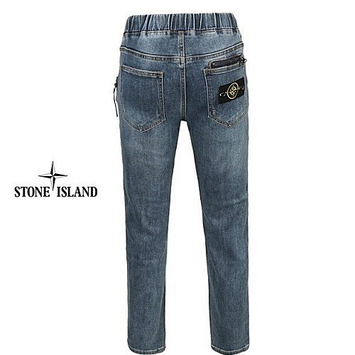 스톤아일랜드 STONE ISLAND 팩트지퍼 슬림일자 팬츠