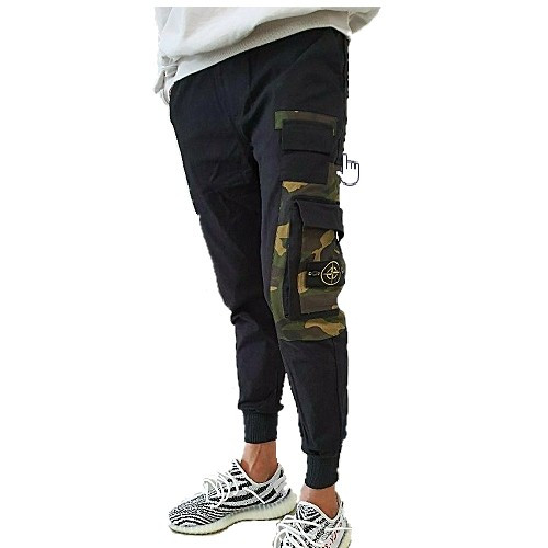 스톤아일랜드 STONE ISLAND 포켓 카모 팬츠