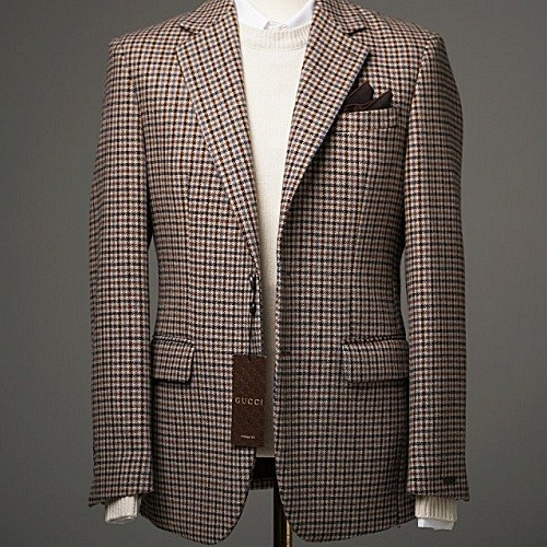 구* GUCCI 세퍼레이트 스타일링 콤비자켓 체크자켓