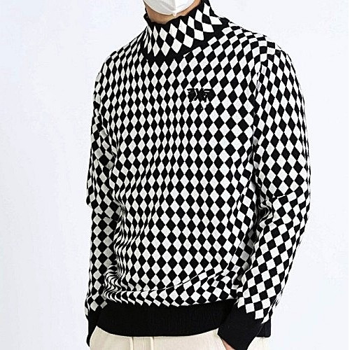 (국내배송) PXG 골프 다이아 패턴 니트