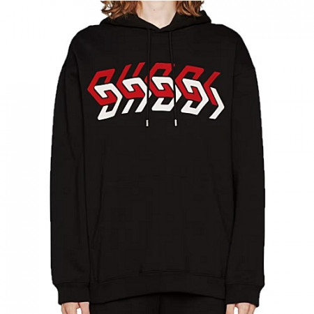 구찌 GUCCI 미러 프린트 스웨트셔츠 후드