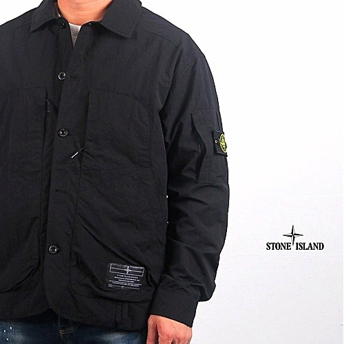 스톤 아일*드 우븐 셔츠자켓
