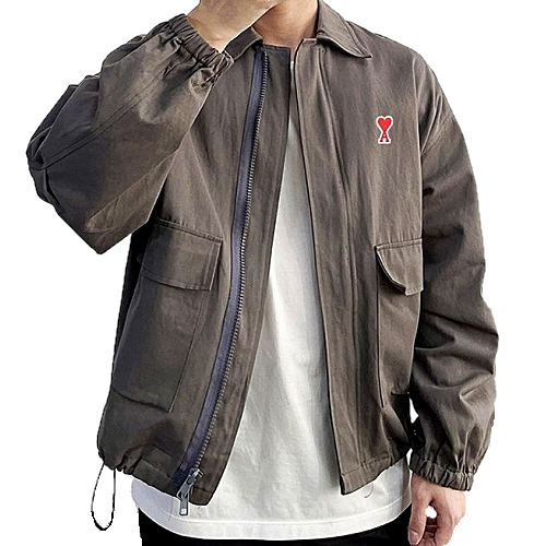 아* AMI 클래식 봄버 자켓