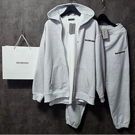 발렌시*가 로고 오버핏 워싱 후드집업 SET (별도구매가능)