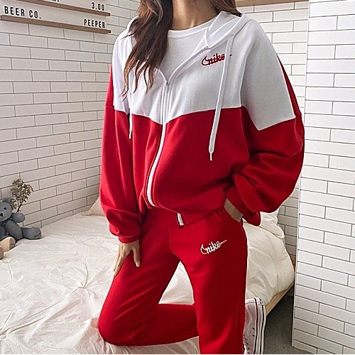 NIKE 브이 니케 배색 셋업 SET