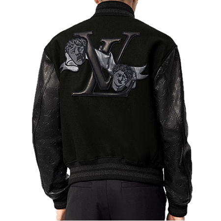 LOUIS VUITTON 엠보스드 플레그로고 바시티 자켓