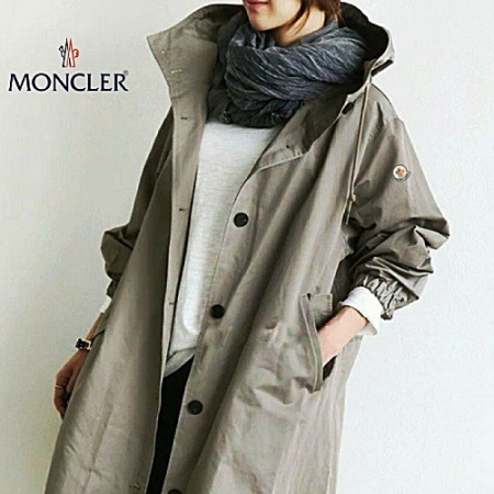 몽클*어 야상 후드 사파리 트렌치 자켓