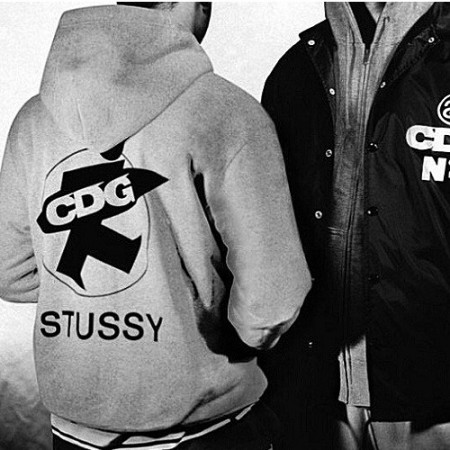 STUSSY x 꼼데가르송 스투시 CDG 후디