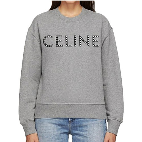 셀린느 CELINE 스터드 로고 맨투맨