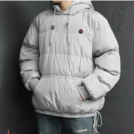 몽x레어 롤링스톤 아노락 스트링 패딩