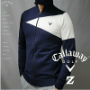 캘러*이 CALLAWAY 카르텔 사선 배색 니트집업