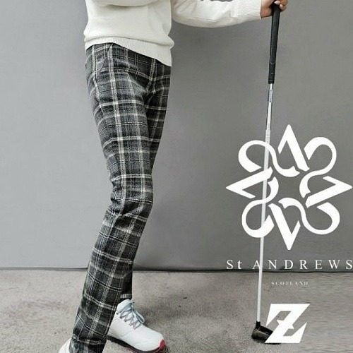 (국내배송) s.t ANDREWS 체크 퍼포먼스 시즌 팬츠