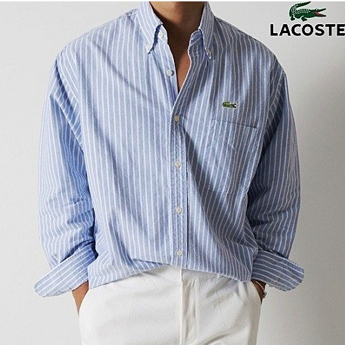 라코스테 LACOSTE 스탠다드 원포켓 옥스포드 셔츠 (3color)