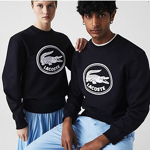 라코스테 LACOSTE 서클 로고 맨투맨