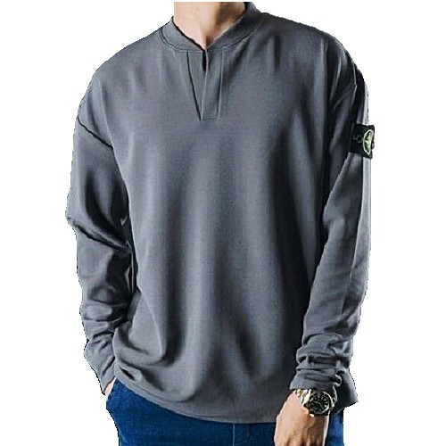 스톤아일랜드 STONE ISLAND 스마이트 헨리넥 티셔츠