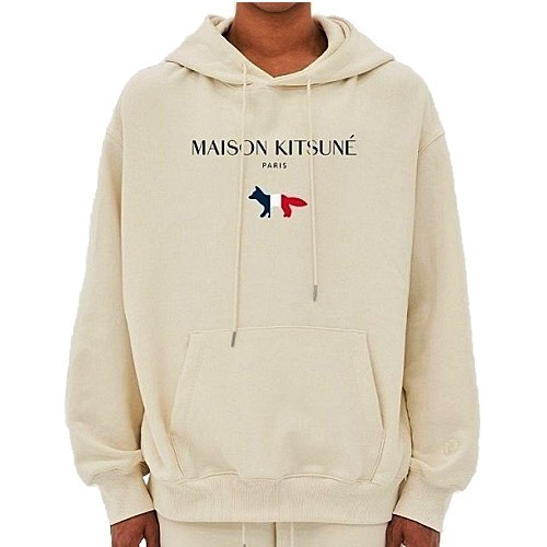 메종키츠네 MAISON KITSUNE 트리 컬러 후디