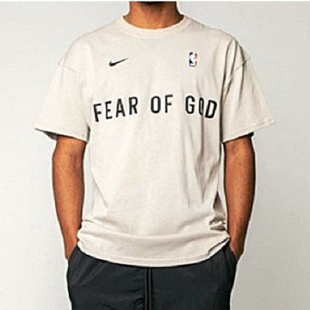 나*키x FEAR OF G*D x NBA 웜업 티셔츠