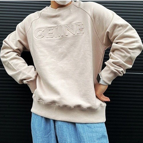셀*느 CELINE 엠보 로고 맨투맨