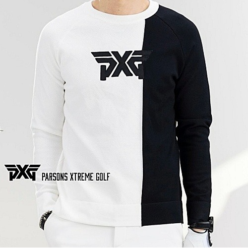 (국내배송) PXG GOLF 프리미엄 배색 스웨터 니트