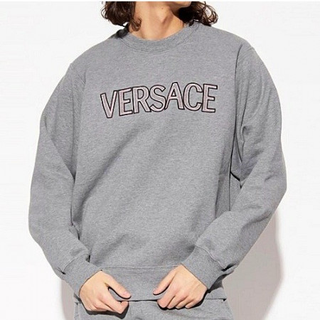 베르사체 VERSACE 자수 로고 맨투맨