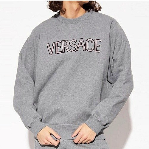 베르사체 VERSACE 자수 로고 맨투맨
