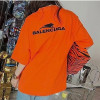 발렌시*가 BALENCIAGA 웨이브로고 바이오워싱 반팔 티셔츠