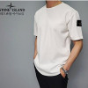 스톤아일*드 STONE ISLAND 와펜 크루넥 숏슬리브