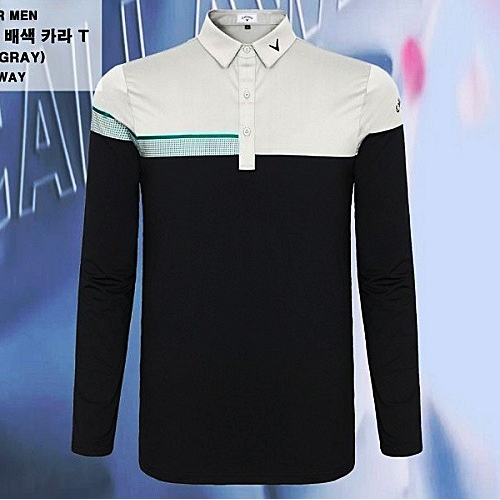CALLAWAY 캘러웨이 스포티 배색 카라 티셔츠