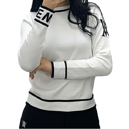 (국내배송) 어뉴 ANEW 프리미엄 라인 로고 필드니트