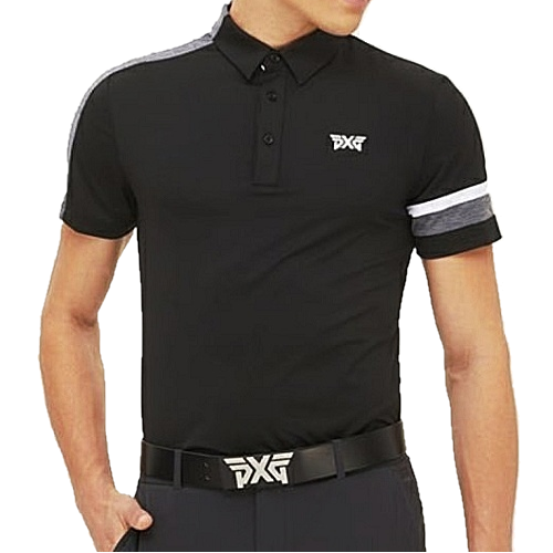 (국내배송) PXG GOLF 어깨라인 반팔 카라 티셔츠