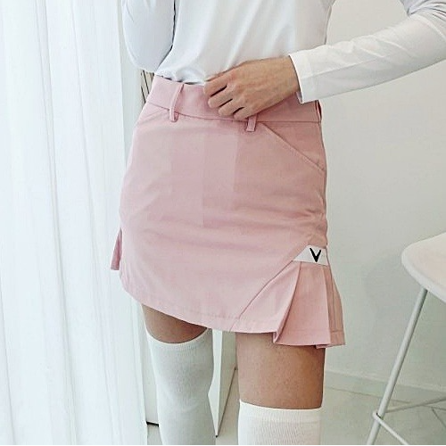 (국내배송) 캘러*이 CALLAWAY 하프 주름 스커트