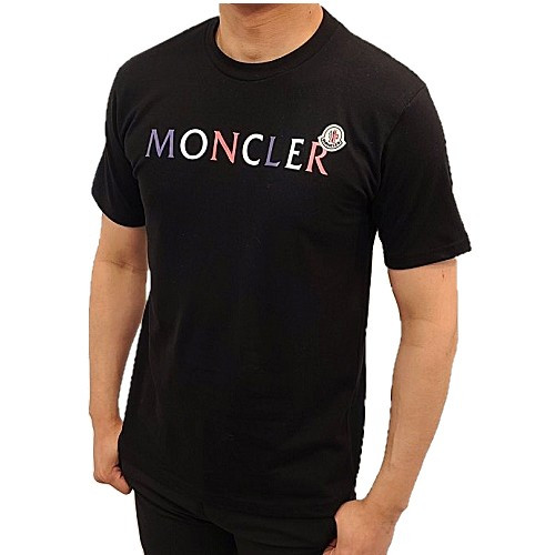 몽클*어 MONCLER 배색 레터링 라운드 반팔티셔츠