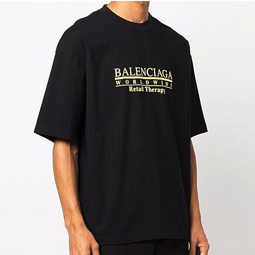 Balenciaga Retail Therapy 로고 반팔티