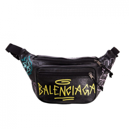 발렌시아가 익스폴러 그래피티 벨트백
