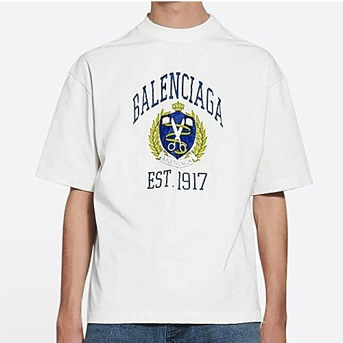 발렌시*가 BALENCIAGA College 프린트 티셔츠