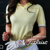 (국내배송) 타이틀리*트 TITLEIST 니트 V카라 반팔 티셔츠