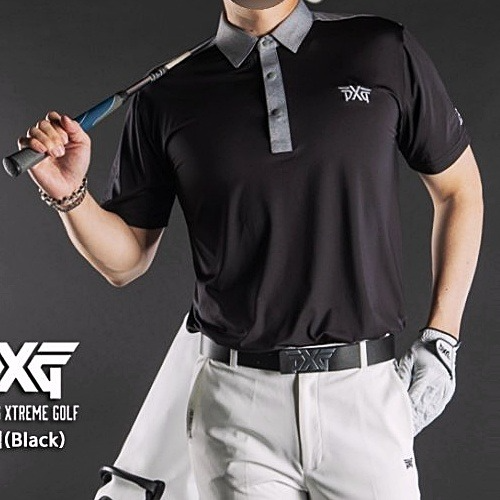 (국내배송) P*G PARSONS XTREME GOLF 숄더 락 스판 티셔츠