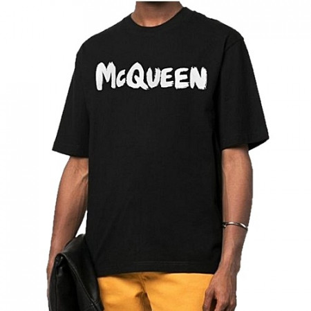 알렉*더 맥퀸 Alexander McQUEEN 마커로고 반팔 티셔츠