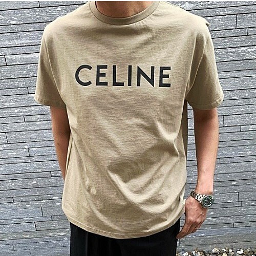 셀*느 CELINE 시그니처 바이오워싱 실켓 티셔츠