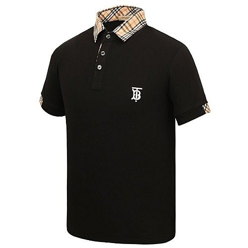 버*리 BURBERRY 엠브로이더리 카라 티셔츠