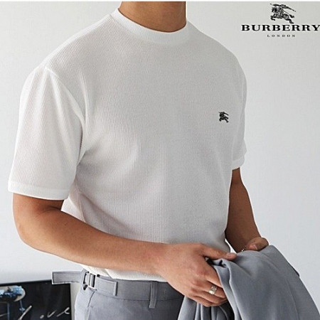 버*리 BURBERRY 엠브로이드 글래스트 반팔티셔츠