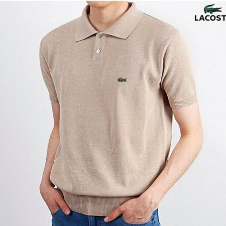 라코스테 LACOSTE 엘르 클래식 니트카라 티셔츠