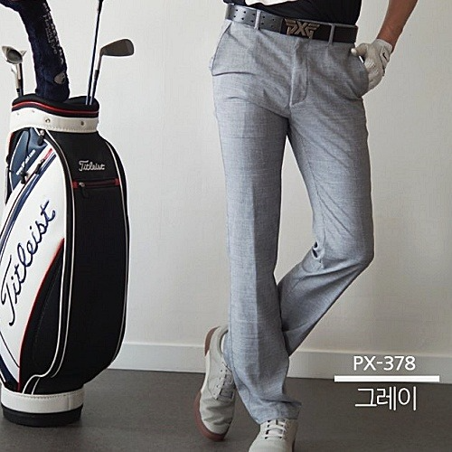 (국내배송) P*G GOLF 린넨 스판 밴딩 팬츠